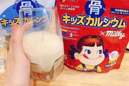 Cách uống bột canxi cá tuyết Milky của Nhật-3