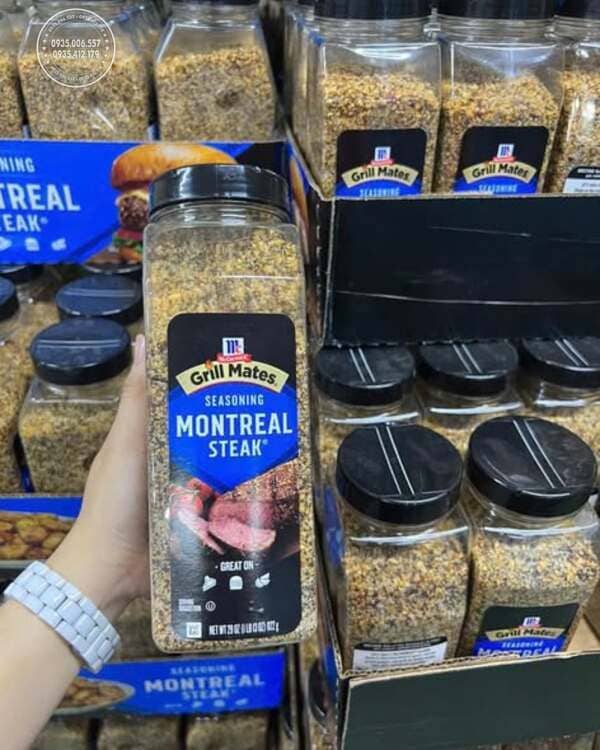 Mua Gia vị ướp thịt bò Montreal Steak Grill Mates 822g của Mỹ giá bao nhiêu?